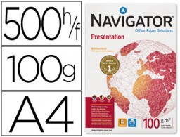 500h papel fotocopiadora Navigator Presentation A4 100g/m²